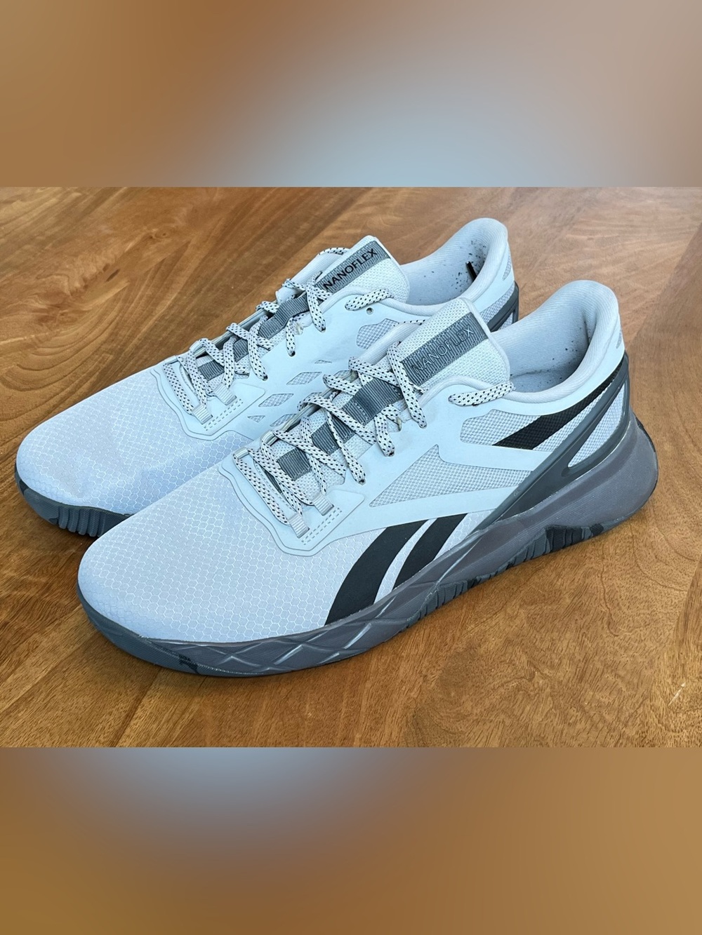 Reebok Nanoflex TR Gray Black Training Shoes Men’s Size 11